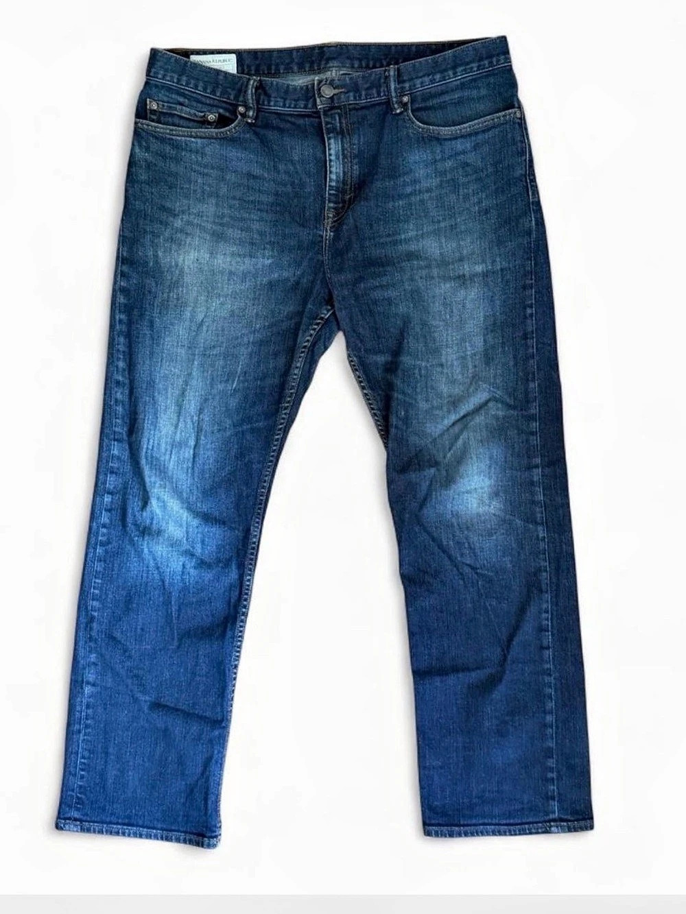 Banana Republic Straight Traveler Men's Blue Jeans Waist 36W x 30L